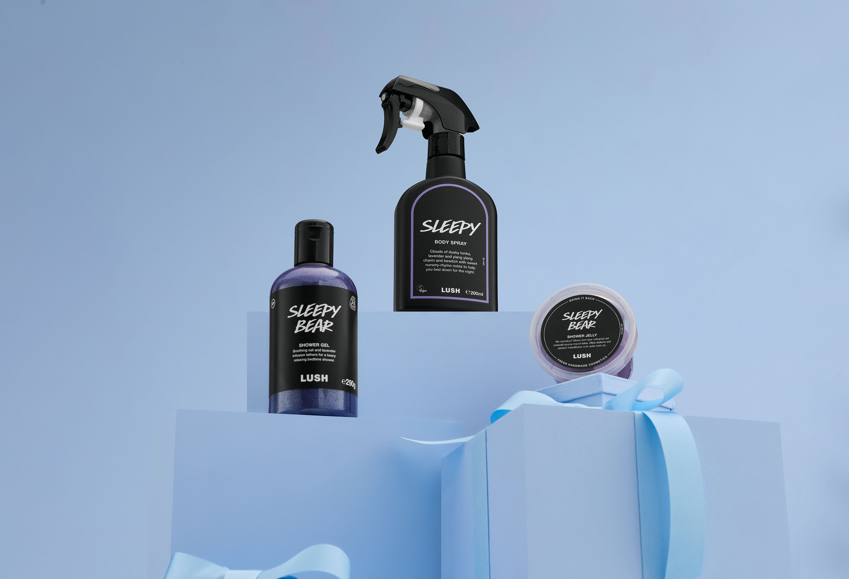 ☆LUSH STORMY WEATHER & SLEEPY 200ml セット☆ LUSH Blue Skies and